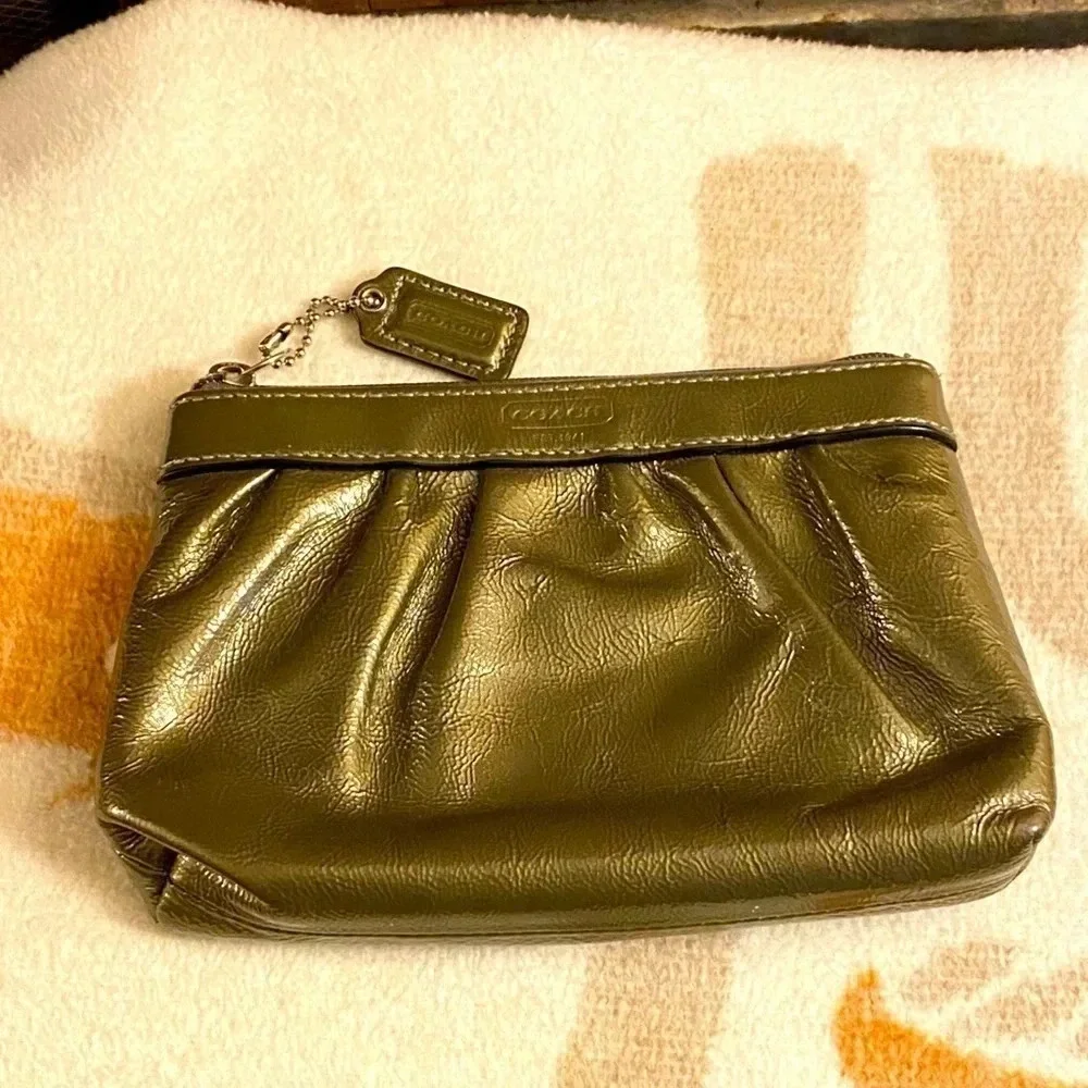 Coach Leather Wristlet - Picture 2 of 8